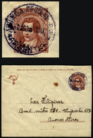 ARGENTINA: Stationery Envelope Mailed On 2/AU/1944, With Postmark Of AGUADA CECILIO (Rio Negro), VF Quality - Lettres & Documents