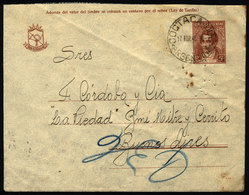 ARGENTINA: Stationery Envelope Sent From "COCTACA" (Jujuy) To Buenos Aires On 17/AP/1945, VF Quality." - Cartas & Documentos