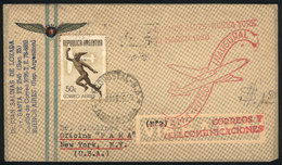 ARGENTINA: Cover Flown On Buenos Aires - New York FIRST FLIGHT On 21/MAR/1950, VF Quality - Lettres & Documents