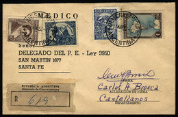 ARGENTINA: Cover Mailed In AP/1989 With Postmark Of "CLUCELLAS" (Santa Fe) To Santa Fe City, VF Quality" - Cartas & Documentos