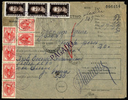 ARGENTINA: Postal Money Order Sent On 16/NO/1954 With Postmark Of "JOAQUIN GORIMA" (Buenos Aires) To Buenos Aires City,  - Covers & Documents