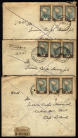 ARGENTINA: Lot Of 3 Covers Mailed In 1955 With Postmark Of FULTON (Buenos Aires) - Cartas & Documentos
