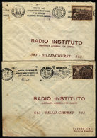 ARGENTINA: 2 Covers Posted In 1959 With Slogan Cancels Topics Telephone, Communications Etc., VF Quality - Cartas & Documentos