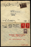 ARGENTINA: 2 Covers Posted In 1959 With Slogan Cancels Topic National Parks, VF Quality - Storia Postale