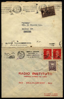 ARGENTINA: 2 Covers Posted In 1959 With Slogan Cancels Topic National Parks, VF Quality - Cartas & Documentos