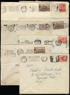 ARGENTINA: 7 Covers Posted In 1959 And 1960 With Slogan Cancels Topics Health, Medicine Etc., VF Quality - Storia Postale