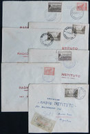 ARGENTINA: 7 Covers Mailed Between 1959/1961 From Various Towns In The Province Of SAN JUAN To Buenos Aires, With Varied - Brieven En Documenten