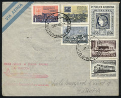 ARGENTINA: Cover Flown On FIRST FLIGHT To Europe By Jet Airplanes Of Aerolineas Argentinas, On 19/MAY/1959 - Cartas & Documentos