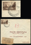 ARGENTINA: Registered Cover Sent From Godoy Cruz (Mendoza) To Buenos Aires On 8/OC/1959, Cancelled "DEPENDENCIA N.º13",  - Lettres & Documents