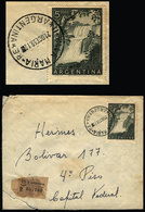 ARGENTINA: Cover Sent From VILLA MARÍA (Córdoba) To Buenos Aires On 21/OC/1959, Franked With $5 Iguazú Falls - Briefe U. Dokumente