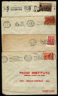 ARGENTINA: 4 Covers Posted In 1960 With Slogan Cancels Topic Tourism, VF Quality - Lettres & Documents