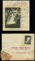 ARGENTINA: Registered Cover Sent From RIO TURBIO (Santa Cruz) To Buenos Aires On 4/JA/1960, Franked With $5 Iguazú Falls - Briefe U. Dokumente