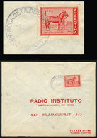 ARGENTINA: Cover With Blue Postmark Of "BOCA DE LA QUEBRADA" (San Juan) Sent To Buenos Aires On 5/AP/1960, VF Quality" - Cartas & Documentos