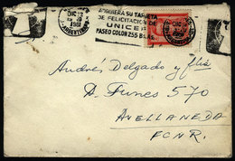 ARGENTINA: Cover Mailed On 22/DE/1961, With Slogan Cancel "Buy Your UNICEF Greeting Card", Back Flap With Some Defects" - Cartas & Documentos
