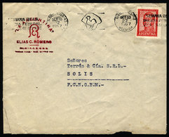 ARGENTINA: Cover Sent From Buenos Aires To Solis (Buenos Aires) On 30/OC/1967, With Very Nice Slogan Cancel For "Police  - Brieven En Documenten