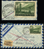 ARGENTINA: Express Airmail Cover Sent From COMODORO RIVADAVIA (Chubut) To Buenos Aires On 19/MAR/1969, Franked With 10P. - Cartas & Documentos