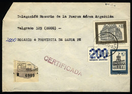 ARGENTINA: Registered Cover Mailed On 13/NO/1979 With Postmark Of "CARLOS PELLEGRINI" (Santa Fe) To Rosario, With INFLA  - Cartas & Documentos