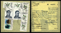 ARGENTINA: Postal Money Order Sent On 26/AU/1985, With Postmark Of AGUAS BLANCAS (Salta) And Inflation Postage Of  $a111 - Covers & Documents