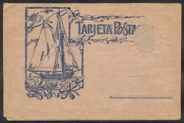 ARGENTINA: Old Window Envelope For Sending Postcards, Unused, VF Quality - Otros & Sin Clasificación