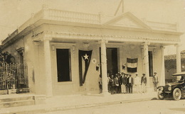 Real Photo  Cuba Logia Masonica Visita Francesa . Loge Maçonnique Visite Française - Cuba