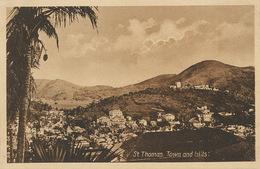 St Thomas  Town And Hills  A.H. Riise - Jungferninseln, Amerik.