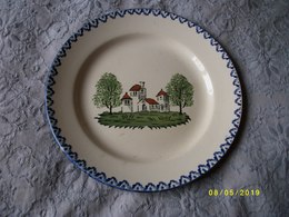 Assiette Faïencerie De SAINT CLEMENT Diamètre 19cms TBE - Saint Clément (FRA)