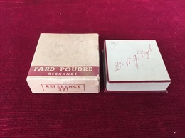 Boite à Poudre-fard Rechange Ancienne,pleine & Scellée,lab. Du DNG Payot, 10, Rue De Castiglione, Paris - Schoonheidsproducten