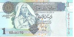 Libya  P-68   1 Dinar  2004  UNC - Libië