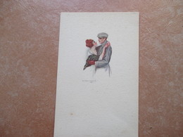 Coppia Acconciatura Cappello Illustratore Bompard  Ed. 448 M  -2 - Bompard, S.