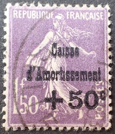 DF40266/231 -1930 - CAISSE D'AMORTISSEMENT - TYPE SEMEUSE - N°268 ☉- Cote : 80,00 € - 1927-31 Cassa Di Ammortamento