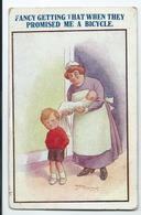 Humour Postcard Artist Signed Reg Maurice Fancy Getting That .posted 1921 - Maurice