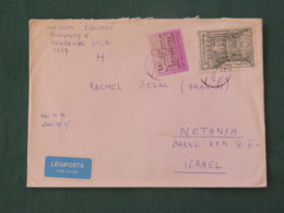 Hungary 1997 Cover To Israel - Castle - Church - Briefe U. Dokumente