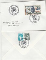 Enveloppe Cachet Bicentenaire GENDARMERIE NATIONALE 59 ANZIN 9/11/1991 - Verso Sabine - Circulée - Police - Gendarmerie