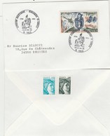 Enveloppe Cachet Exposition Bicentenaire GENDARMERIE En CORREZE 19 TULLES 9 & 10/11/1991 - Verso Sabine - Circulée - Police - Gendarmerie