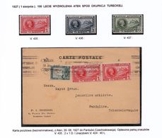119 Greece 1930 V. 435 - V. 437 (Mi. 318 - 320) * + Envelope - Sonstige & Ohne Zuordnung