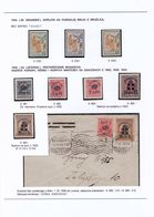 130 Greece 1934, 1935 V. C62 - V. C64, V.481 - V.483 (Mi. Z51 - Z53 ,483 - 487) * And O + Envelope - Sonstige & Ohne Zuordnung