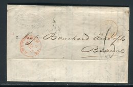 Pays Bas - Lettre ( Avec Texte ) De Amsterdam Pour La France En 1863 - Prix Fixe - Réf JJ 172 - Brieven En Documenten