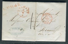 Pays Bas - Lettre ( Avec Texte ) De Utrecht Pour La France En 1851 - Prix Fixe - Réf JJ 178 - ...-1852 Vorläufer