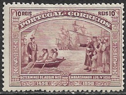 Portugal – 1898 Sea Way To India 10 Réis - Unused Stamps