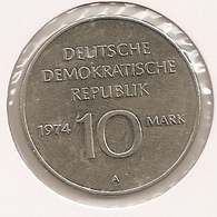 GERMANY ALLEMAGNE ALEMANHA 10 MARK 1974 25th Anniversary (with State Motto) 239 - Verzamelingen