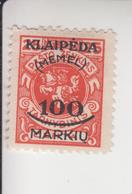 Memelgebied Michel-nr.127 * - Unused Stamps