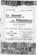 Le Journal Des Philatélistes - Février 1913 - LEMAIRE - Bureaux De Recettes - Philatelie Und Postgeschichte