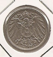 GERMANY ALLEMAGNE ALEMANHA 5 PFENNIG 1907 G 245 - 10 Pfennig