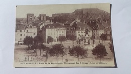 Place De La Republique Monument Des 3 Sieges Lion Et Chateau - Belfort – Siège De Belfort