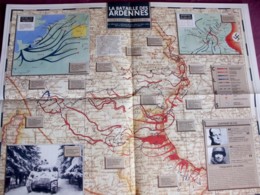 Carte Des Opérations N° 38 Bataille Des Ardennes Dos Technologie Guerre Matériel Guerre 1939 1945 Militaria WW2 - War 1939-45