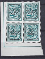België  O.B.C.  Pre 808P6   (XX)     Blok Van 4 - Typos 1967-85 (Lion Et Banderole)