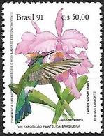 BRAZIL - MNH - 1991 - White-vented Violetear    Colibri Serrirostris - Hummingbirds