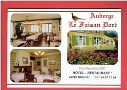 BRAY LU AUBERGE LE FAISAN DORE HOTEL RESTAURANT COUDERT CARTE EN TRES BON ETAT - Bray-et-Lû