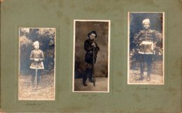 3 Photos D Un Jeune Homme En Uniforme Russe Et En Chasseur. - Anonyme Personen