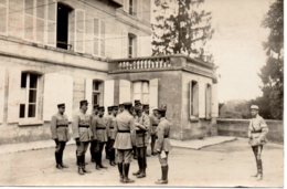 Photo Officiers Français Format 9/14. - War, Military